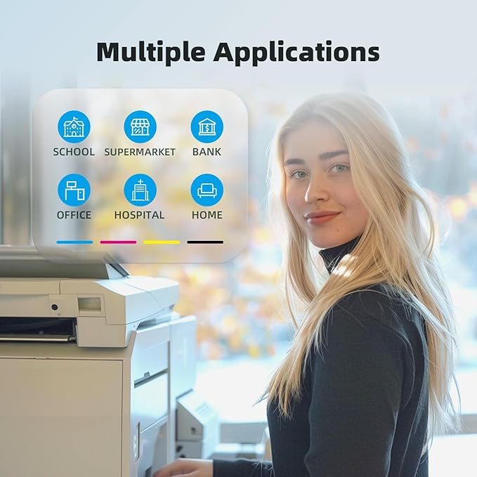 LC406 Ink Cartridges Compatible for Brother LC406 LC406XL LC 406 XL Work for Brother MFC-J4335DW MFC-J5855DW MFC-J4535DW MFC-J6555DW MFC-J6955DW Printer (4 Pack, Black, Cyan, Magenta, Yellow)