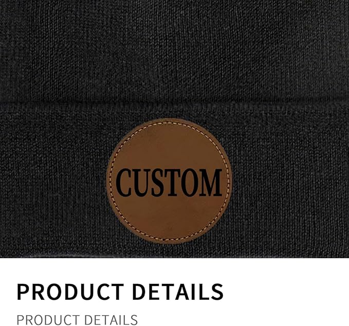 Custom Beanie for Men Women Bulk Custom Winter Hat Beanies with Logo Text Image Personalized Knit Hats Gifts for Business