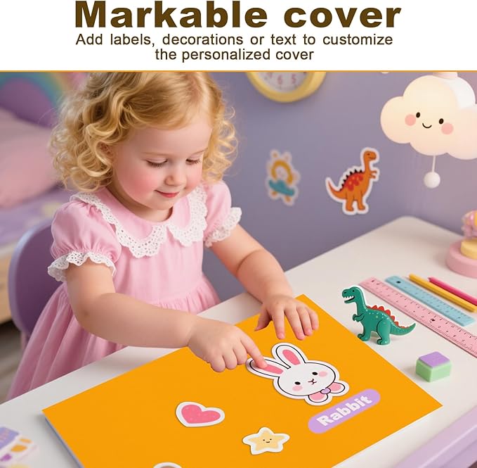 Folders with Pockets, LAYZZ 60 Pack Paper Pocket Folders, 2 Pocket File folders Fits Letter Size Paper, for School Office and Home, Assorted 6 Colors