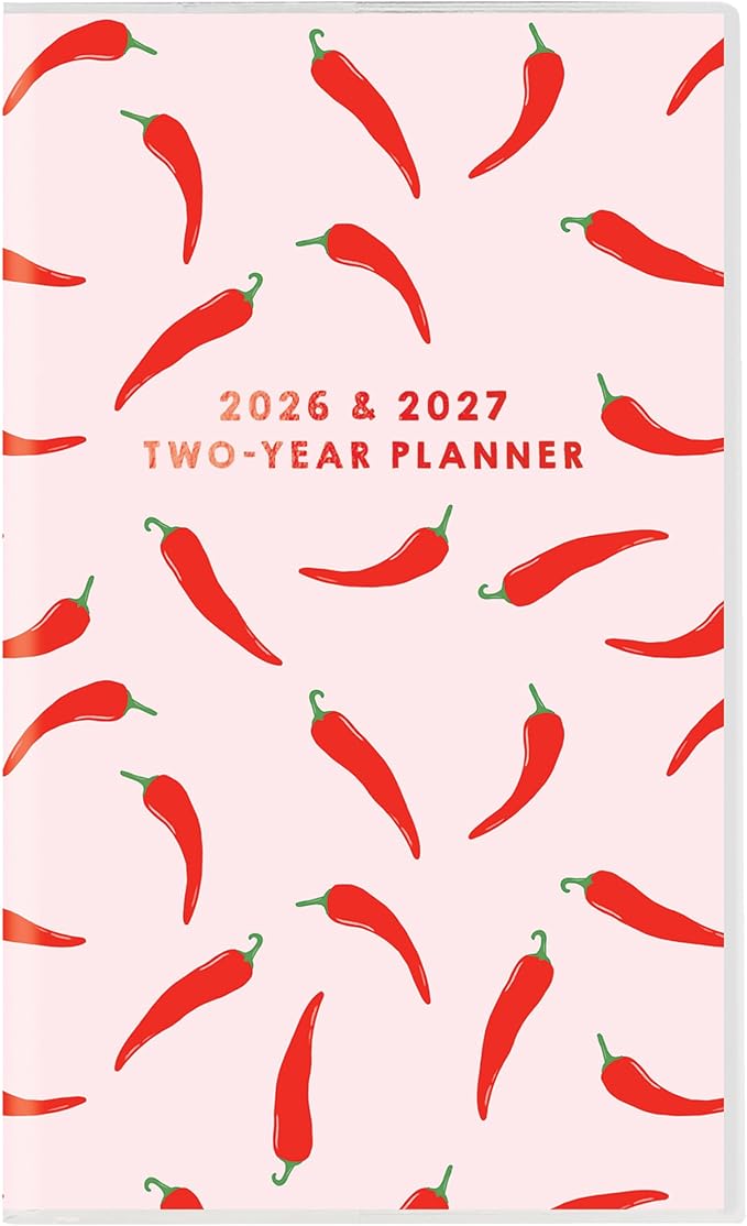Graphique 2 Year Pocket Planner | 29 Month Organizer, Aug. 2025 – Dec. 2027| Monthly Calendar & Notes Spreads | Marked Holidays | Fun Pattern | 3.75” x 6"