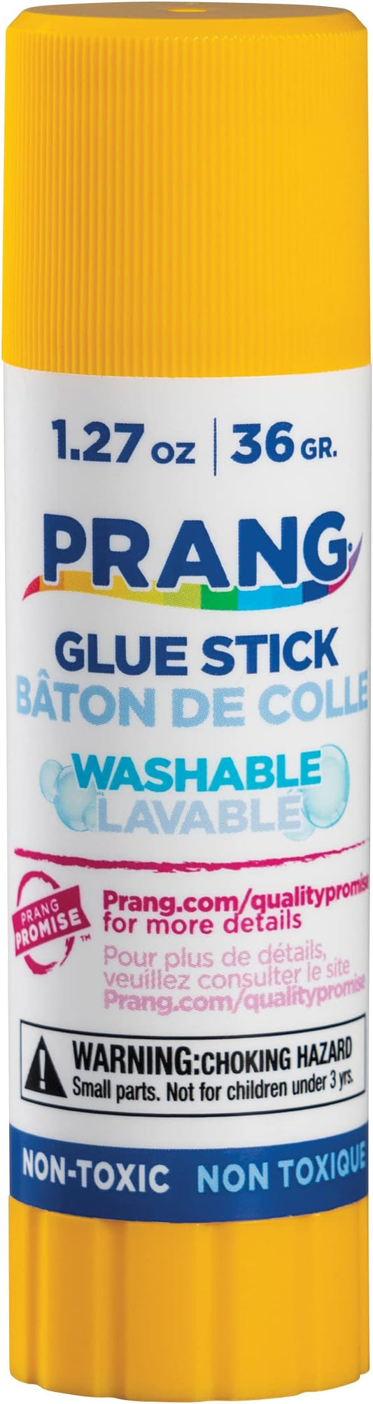 Prang Washable Glue Stick, Clear, 1.27 Oz, 1 Count