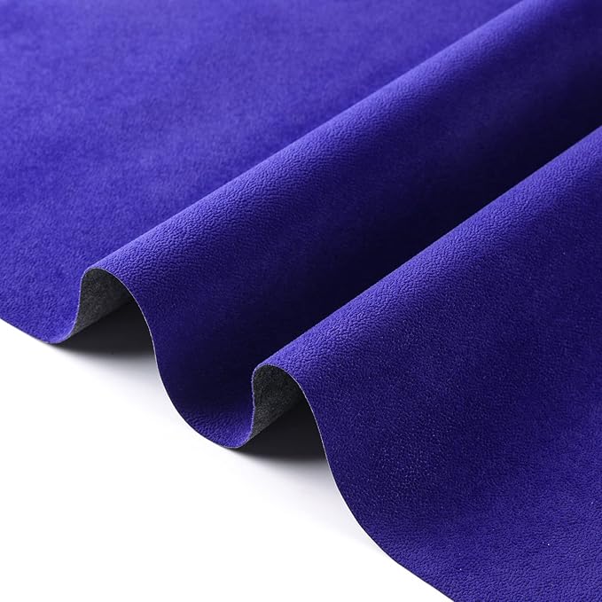 Self Adhesive Grain Velvet Flocking Self Adhesive Felt Fabric, Peel and Stick Velvet Wallpaper Soft Velvet Drawer Liner Velvet Lining for Jewelry Drawer Box Dresser Cabinets Shelve 14.1" x 117"