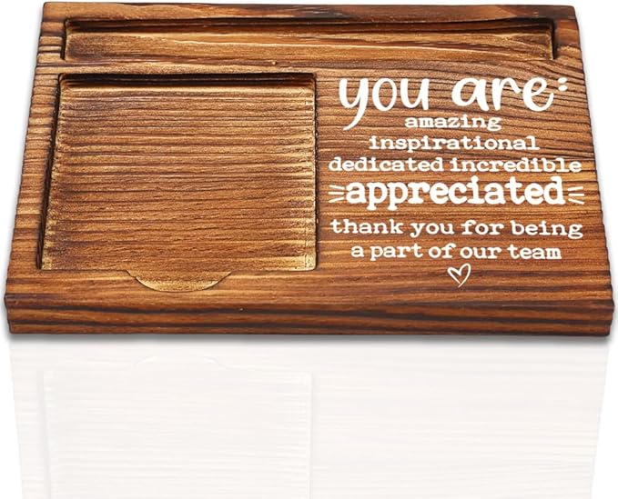 Thank You Appreciation Gifts for Team Colleague Employee, Thank You for Being a Part of Our Team, Team Gifts for Coworker Boss Work Bestie Office Decor Self-Stick Note Pad Holders-DW08