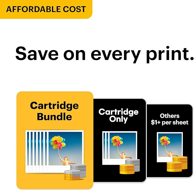 KODAK Dock Plus 4PASS Instant Photo Printer, 4x6 inches, 90 Sheets Bundle