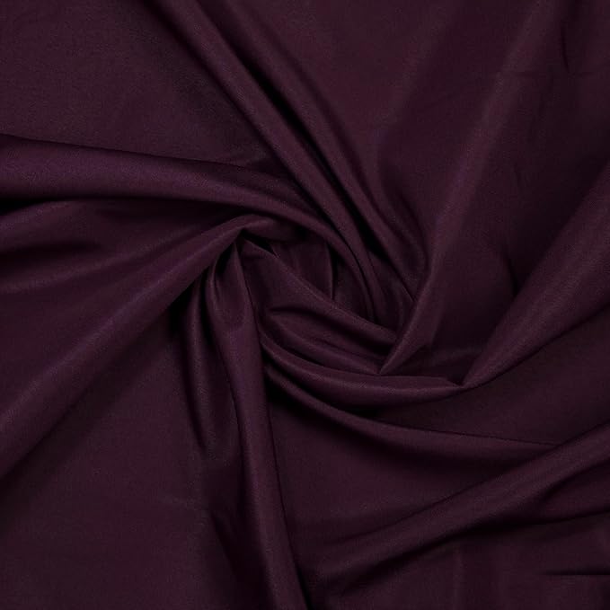 Gee Di Moda Rectangle Tablecloth - 60 x 126 Inch Eggplant Table Cloth for 8 Foot Rectangle Table - Heavy Duty Washable Fabric - for 8 Ft Buffet Table, Holiday Party, Dinner, Wedding & Baby Shower