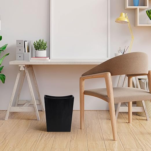 MOOACE Small Trash Can, 2 Gallon Waste Basket with Handles, Bedroom Trash Basket Garbage Can for Bathroom, Living Room, Office