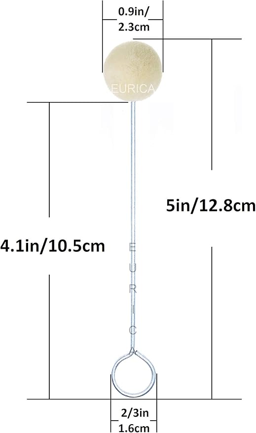 Wool Daubers Leather Dye Leather Tool Wool Balls Brush Leathercraft Tools and Supplies Leather Crafting Tools Leather Craft Sponge Daubers with Metal Handle for DIY Crafts Projects Shoe Polish (100)