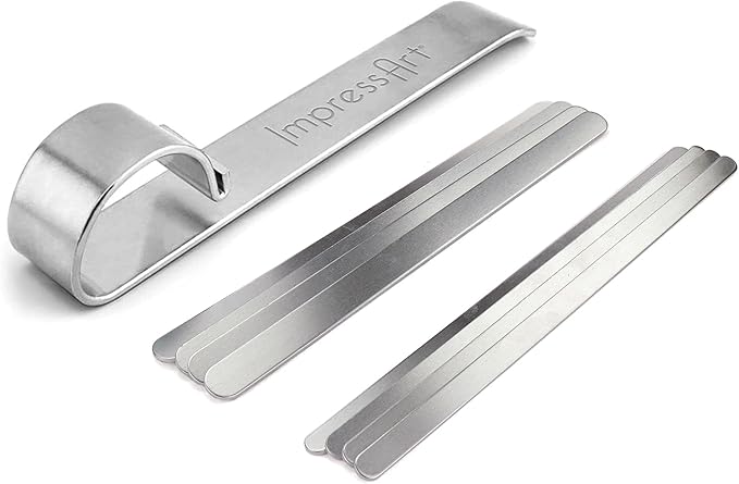 ImpressArt - Metal Stamping Kit, Includes All Essential Metal Stamping Tools for Jewelry Making and DIY Hand Stamping Custom Made Projects (Bridgette, Deluxe Bracelet Bending Kit)