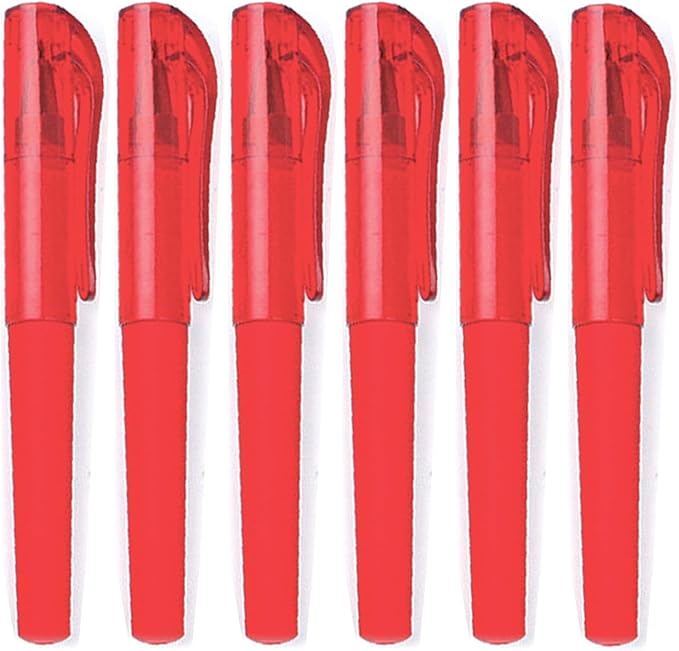 10-Pack Novelty Mini Ballpoint Pens Pocket size Pen Matte Finish Gel Pens, Red Ink Refills, 0.5mm Fine Point Bulk Office & School Supplies for Writing, Marking,Note Taking, Everyday Use