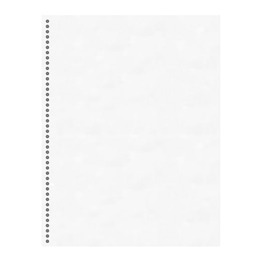 PrintWorks Professional Pre-Punched Spiral Binding Paper - 44-Hole (4:1 Pitch Hole Punch) - Book Binding Printer Paper - Made in the USA - 400 Sheets - 8.5" x 11" - 28 lb - 92 Bright White (04165)