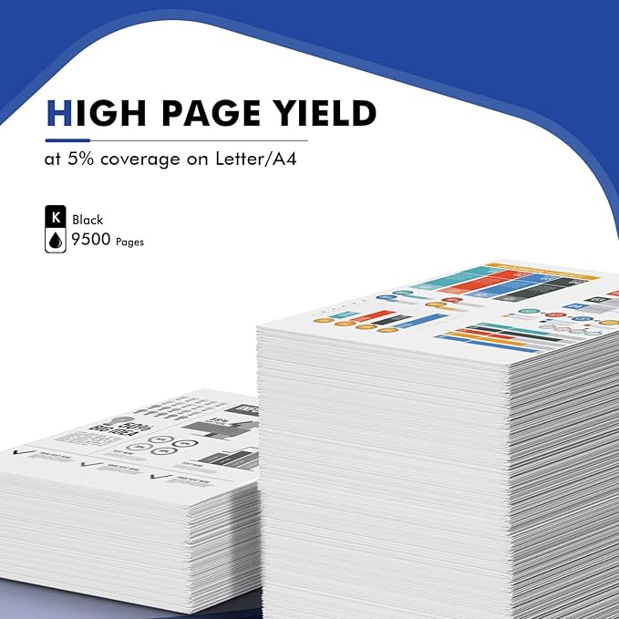 148X 148A Toner Cartridge Black High Yield Compatible Replacement for HP 148X 148A W1480X W1480A for HP Laserjet Pro 4001dw 4001dn 4001n MFP 4101fdw 4101fdn Printer Ink (with Chip) 2Pack