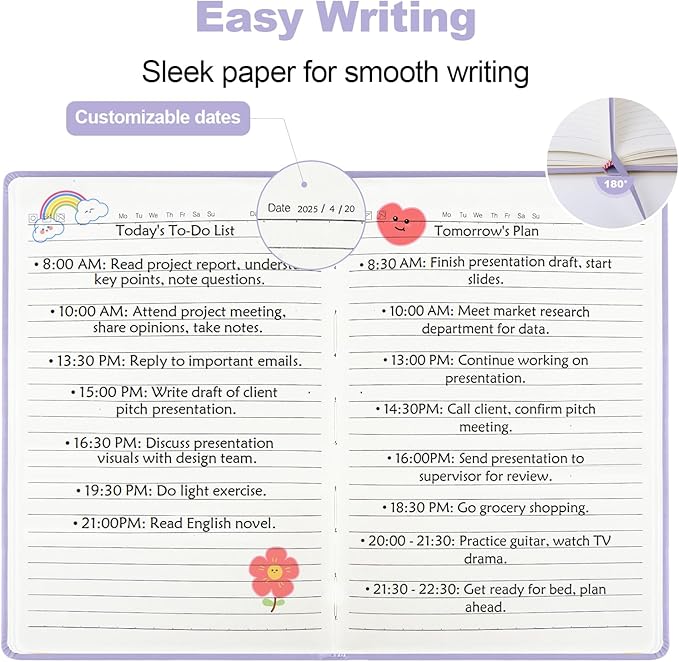 Lined Journal Notebooks for Writing, 100 GSM Thick Paper, 8 Pack Hardcover Notebooks, A5 College Ruled Notebook, Journaling Notebook for School/Travel/Office (Assorted Color- 8 Pack)