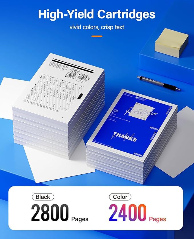 TK-5442 TK5442 Toner Cartridge 4-Pack High Yield Replacement for Kyocera TK-5442K TK-5442C TK-5442M TK-5442Y Compatible with ECOSYS PA2100cx PA2100cwx cdn MA2100cx/ MA2100cfx MA2100cwfx Laser Printers