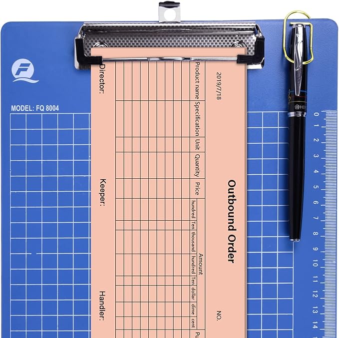 Wisdompro Pen Clip, 12 Pack Stainless Steel Pen Clip Holder for Notebook, Books, Journal, Clipboard, Paper, etc. - Fits Almost Any Pen Size (Gold)