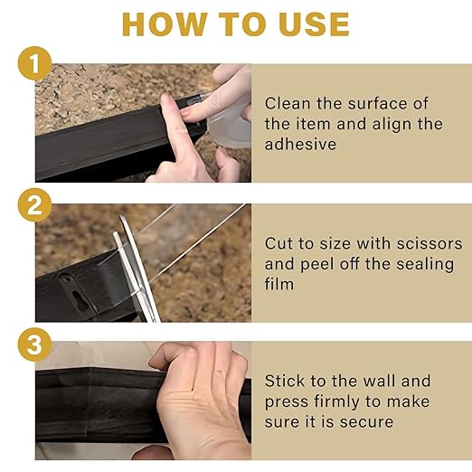 WINNOW Double Sided Mounting Tape - Strong Adhesion, Washable and Reusable, No Residue Removable Adhesive Tape for Walls, Bathroom, Mats, Picture Hanging (1.18 inches x 40 feet)