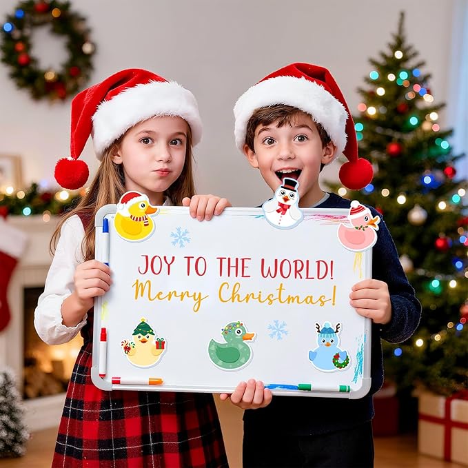 36 Pack Christmas Sticky Notes 720 Sheets Cute Duck Sticky Notes Self-Sticky Writing Memo Pads Page Marker for Holiday Gifts Office School Christmas Stationery Stocking Stuffers Xmas Party Favor