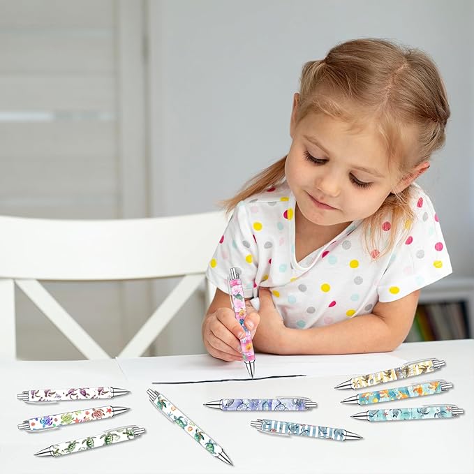 Cute Turtle Pens Set – Adorable Sea Turtle Gel Ink Pens for Kids, Students, and Teachers – Fun Ocean Animal Stationery for School, Office, or Gifts – Thanksgiving Christmas New Year Gifts, 10 Pack