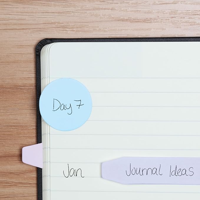 Redi-Tag Small Notebook with Sticky Notes and Flags, Portable Notepad with Adhesive Notes and Flags, Assorted Pastel Colors, 3" x 3", 180 Memos per Notebook (1009679)