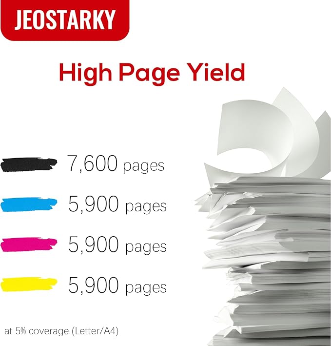 055 High Capacity Toner Cartridge Replacement for Canon 055H 055 Toner Cartridges Set for Canon MF743Cdw Ink Color imageCLASS MF743Cdw MF741Cdw MF741C MF743C Printer (4 Pack)