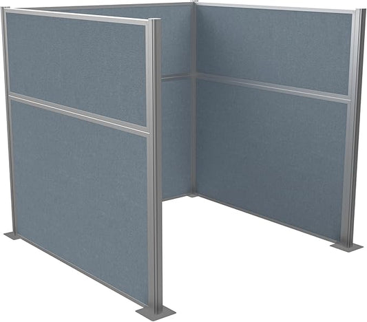 Versare Hush Panel Cubicle Kit | Workstation Partition Walls | Sound Dampening Cubicle Walls | Partitions for Desks