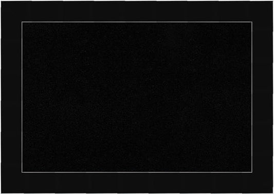 Amanti Art Black Cork Board for Wall, 15x21 Vision Board with Black Wood Frame, Small Corkboard Office Decor for Home Organization, Modern Corkboard Pinboard to Display Items for Home Organization in