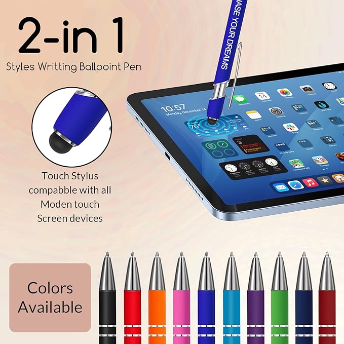 Personalized Pens Bulk 50 100pcs with Name Logo,Custom Black Blue Ink Pens, Customized Funny Quote Motivational Saying,Back to School Supplies, Graduation Office Coworker Thank You Appreciation Gifts