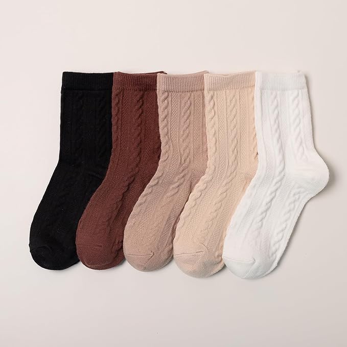5 Pairs Fuzzy Soft Cozy Comfortable Socks for Women, Casual Sleep Comfy Socks, Perfect Warm Winter Gifts for Women