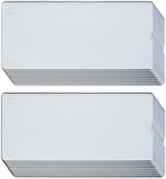 BLUE GINKGO 20 Dividers - Compatible with Small 20-Drawer Storage Cabinet (20-Pack) - Clear