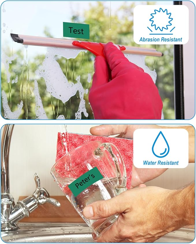 Weemay 3 Pack TZe751 24mm Black on Green Laminated Label Tape Compatible with Brother Label Maker Tape TZe-751 TZe 751 TZ-751 TZ751 for PTouch PT-E500 PT-D600 PT-P750W PT-P900W Printer, 1 In x 26.2 ft