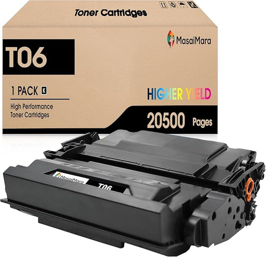 MasaiMara T06 CNMT06 3526C001AA High Capacity Compatible Toner Cartridge Replacement for Canon imageRUNNER 1643 1643i 1643iF 1643P Printer (Black, 1-Pack)