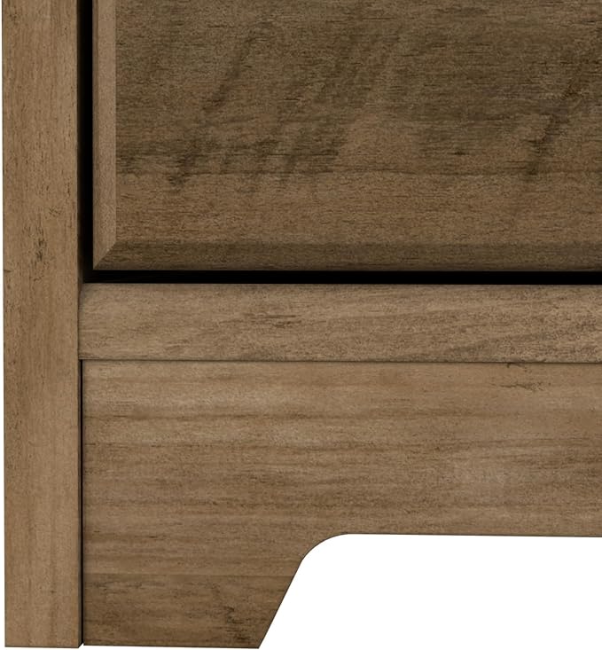 Bush Furniture Cabot 2 Drawer Lateral File Cabinet in Reclaimed Pine, Home Office Chest for Letter, Legal, and A4-Size Document Storage