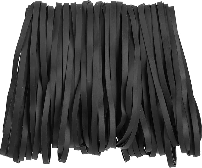 Rubber Bands 70Pcs size#69 Big black rubber band Elastic Band rubber bands office supplies (5.9" x 0.24")