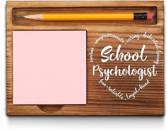School Psychologist Gifts, School Psychologist Appreciation Gifts, Thank You Psychologist Gifts, School Psychologist Office Decor, School Psychology Desk Self-Stick Note Pad Holders GSH5