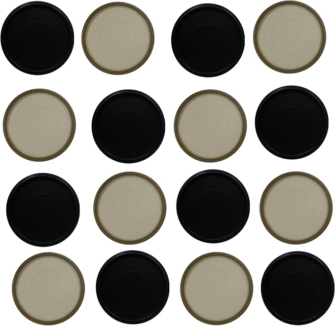 100pcs Discbound Notebook Discs DIY Planner Accessories fits for Tul,Levenger,Arc,Happy Planner,Talia(Black Smoke Black Mixed,1.1inch/28mm)