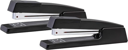 Bostitch Executive Full Strip Stapler - 20-Sheet Capacity, All-Metal Construction, Dual Clinch, 2-Pack