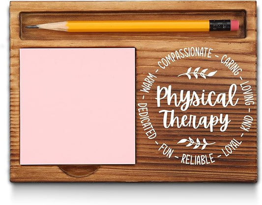 Physical Therapy Gifts, Physical Therapy Sticky Note Holder, Physical Therapy PT Appreciation Thank You Gifts, Physical Therapy Office Desk Decor Self-Stick Note Pad Holders GAA14