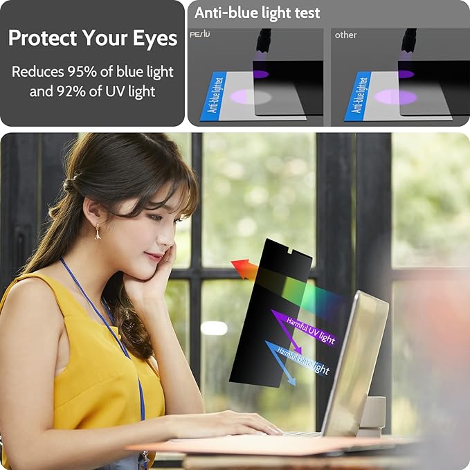 Magnetic Privacy Screen for MacBook Pro 16 Inch (2021-2025, M1, M2, M3, M4), 16inch Removable Matte Anti Blue Light Glare Private Filter Protector for Mac Pro 16.2" Laptop