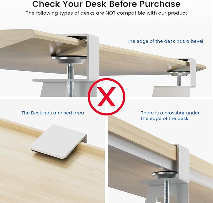 Large Keyboard Tray Under Desk Slide Out with Extra Sturdy C Clamp Mount System,26'' (30'' including Clamps) x11 Slide-Out Keyboard Drawer Under Desk for Typing,Keyboard Mouse Tray,White