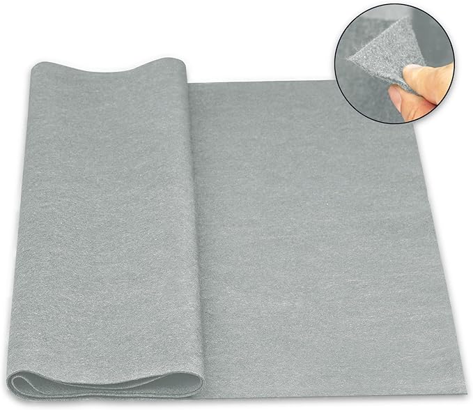 Felt Fabric 1.8 mm Thick 36" x 72" - Soft Durable Felt by The Yard Felt Sheets for Arts and Crafts, DIY Sewing, Crafting Projects (Dark Gray)