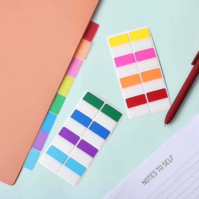Mr. Pen- Sticky Index Tabs, 240 Pcs, Colorful Sticky Tabs for Notebooks, Page Markers, Page Tabs for Binders, Page Tabs Sticky Tabs for Books, Notebook Tabs, Book Sticky Tabs for Notebooks