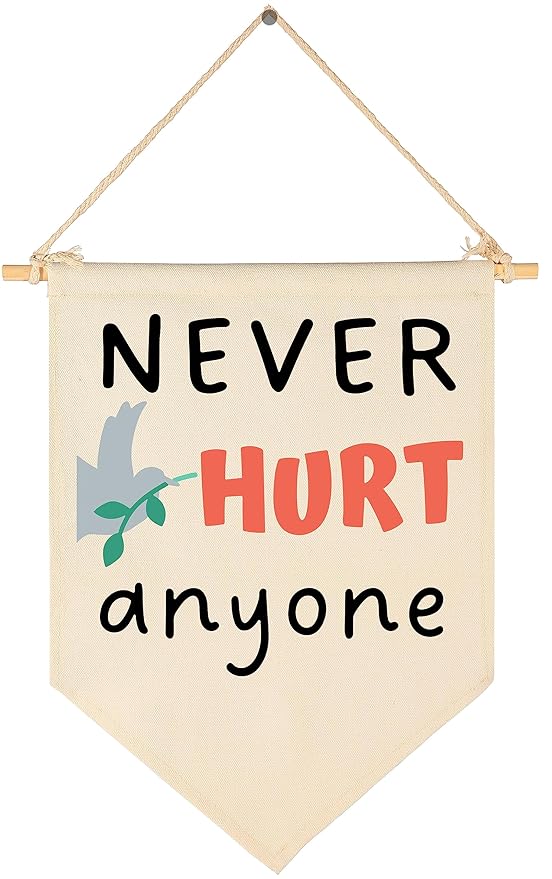 The 10 Commandments Sign-God's Rules-Bible Verse Decor-Flag Gifts for Boys Girls Kids,Banner Wall Sign Gift for Sunday Classroom,Classroom,Nursery,Baby Room,Reading House,Playroom Bedroom,Front Door