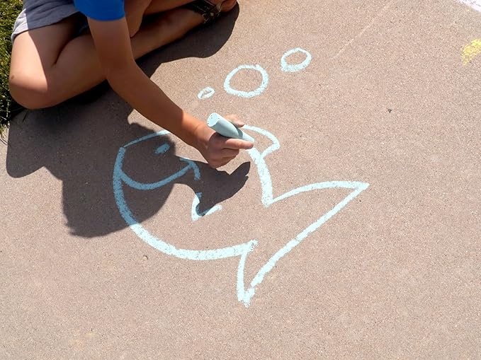 Kid Made Modern 60 Count Pack of Sidewalk Chalk – Brown