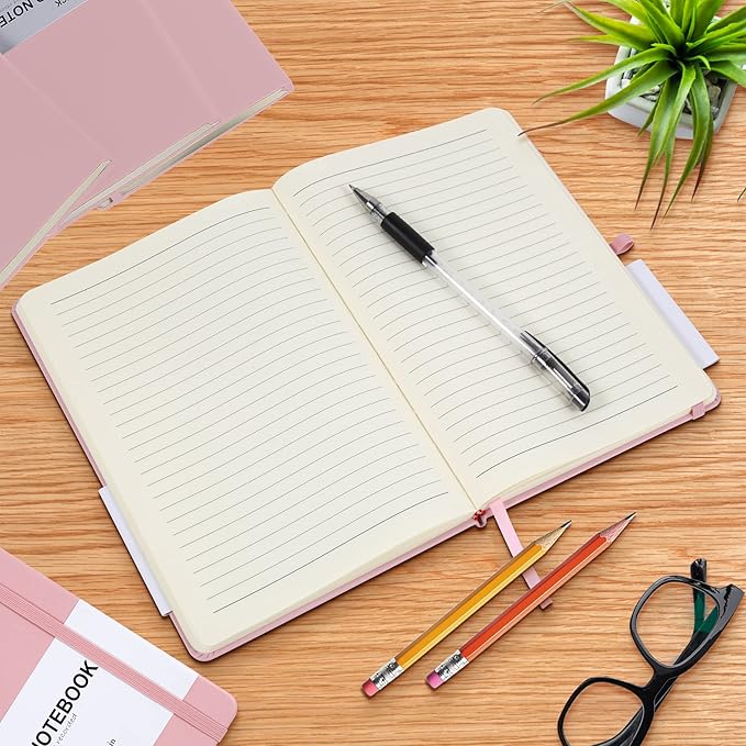 20 Pack Journals for Writing College Ruled Notebooks Journal in Bulk, Hardcover Notebooks (200Pages) for Note Talking, Lined Bullet Journals for Home School Office, 5.7"x8.4", Orange