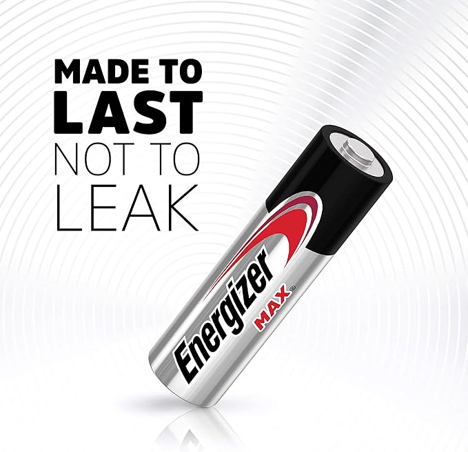 Energizer AA and AAA Batteries, 48 Count, Combo Pack Contains 24 Max Double A and 24 Max Triple A Batteries