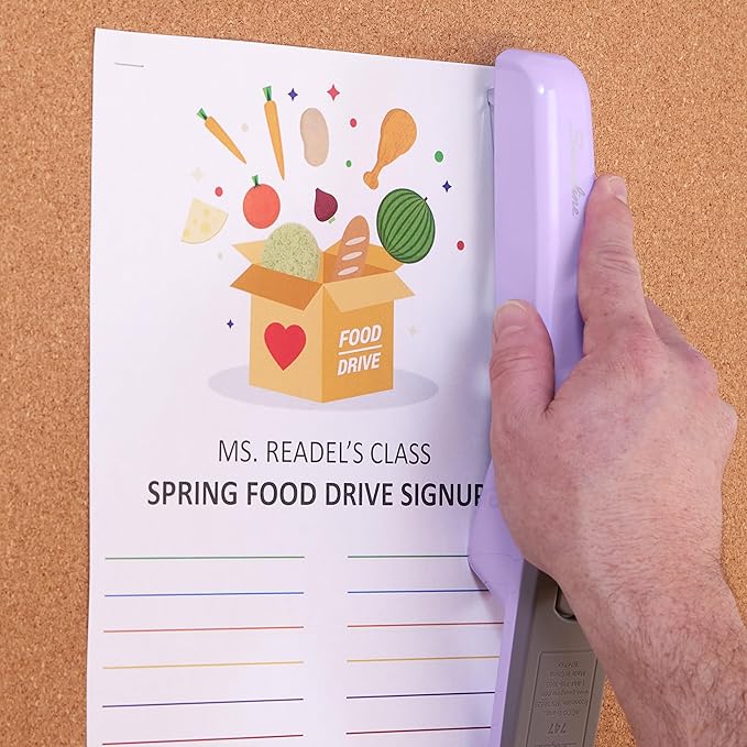 Swingline Stapler, 30 Sheet Capacity, 747 Business Stapler, Jam Free, Metal, Lavender (S7074737)