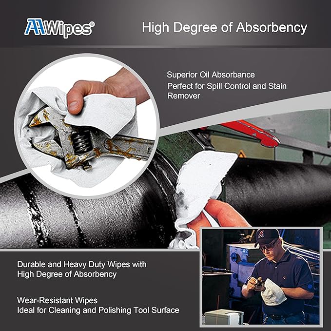 AAwipes Cleanroom Cellulose/Polyester Wipes Bulk, (6"x6", 1 Box 9,000 Pcs per 30 Bags, NW06806) Lint Free Nonwoven Polycellulose for Lab, Electronics, Pharmaceutics, Electronics