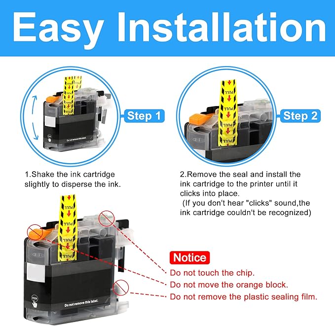 LCL Compatible Ink Cartridge Replacement for Brother LC10E LC10EBK LC10EC LC10EM LC10EY XXL High Yield MFC-J6925DW (Black Cyan Magenta Yellow 4-Pack)