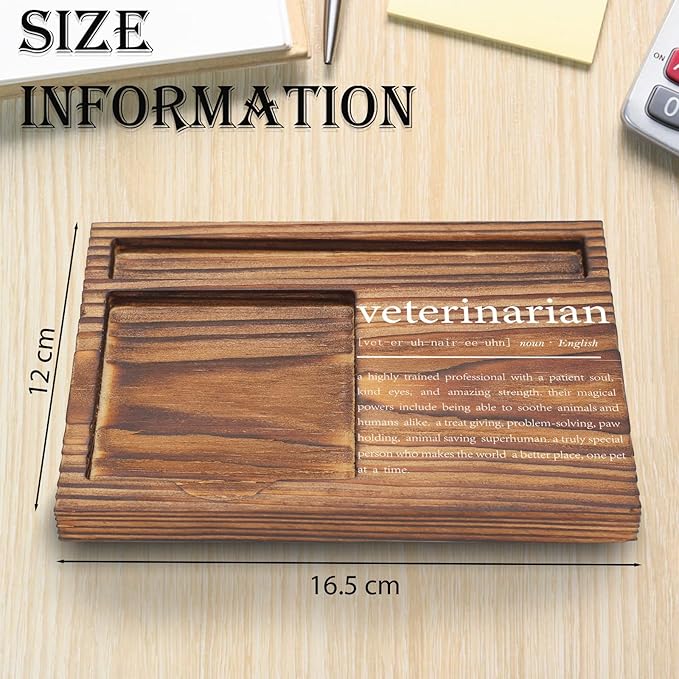 Veterinarian Appreciation Gifts for Vet Sticky Note Holder, Thank You Gift Veterinary Graduation Week Gifts Self-Stick Note Pad Holders for Animal Doctor TZP72