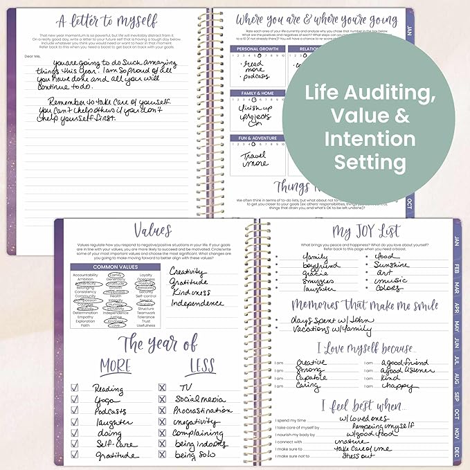 bloom daily planners 2026 Planner (January to December) - 8.5” x 11” Weekly & Monthly Dated Agenda Organizer Book with Stickers & Tabs - Flexible Soft Cover - Good Things Are Coming