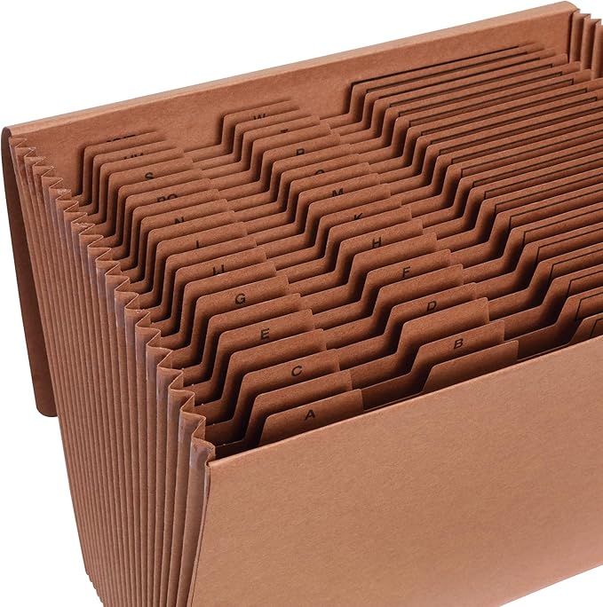 Pendaflex 21 Pocket A-Z Expanding File, Letter Size, Red Rope (75711)